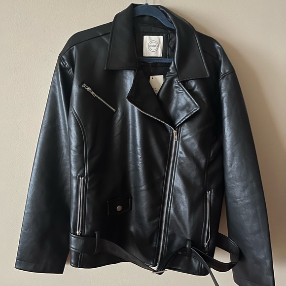 Bohme Black Belted Leather Jacket - Picture 2 of 3